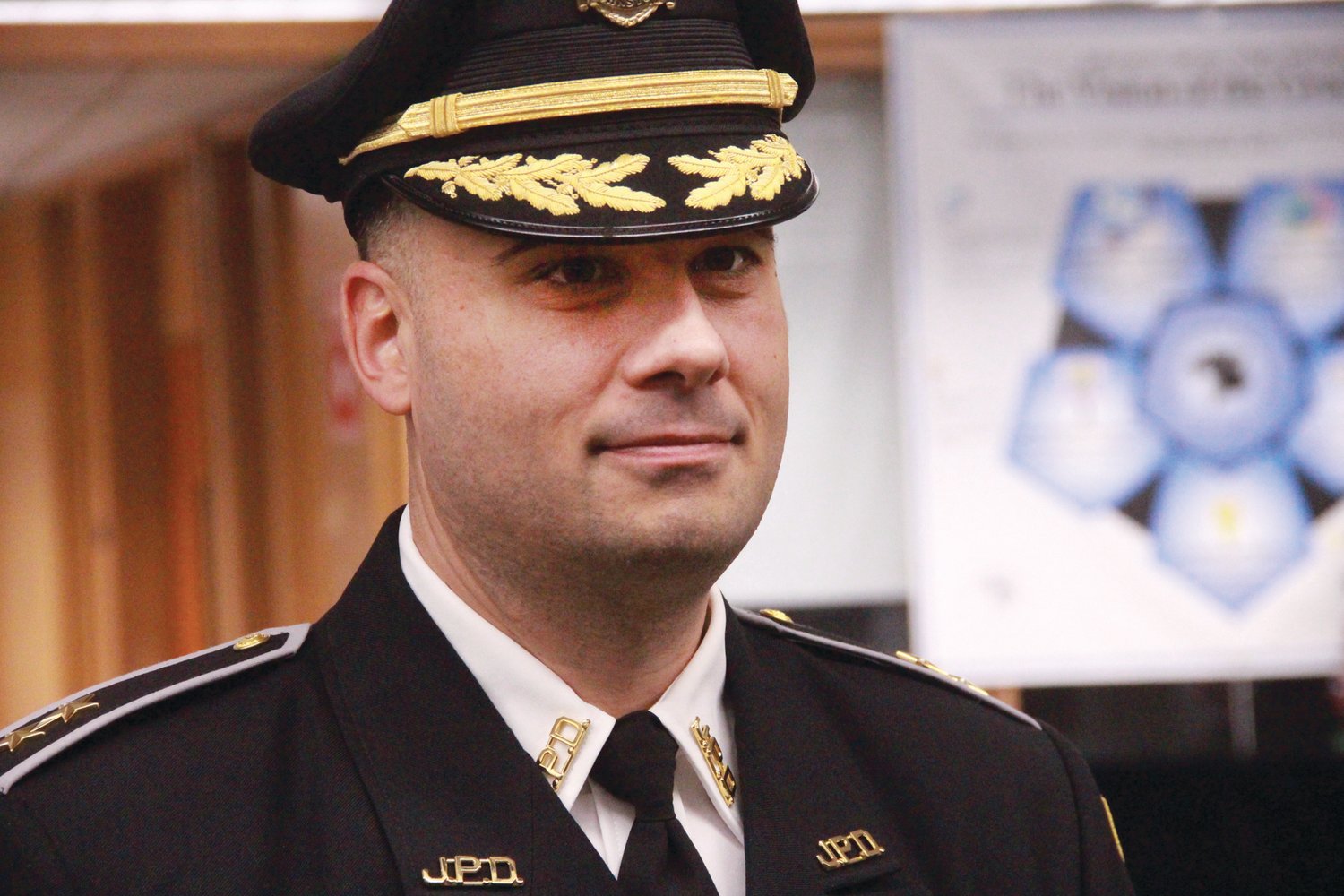 DEPUTY CHIEF PROMOTED: Former Johnston Police Deputy Chief Mark A. Vieira was promoted to Police Chief Monday night.